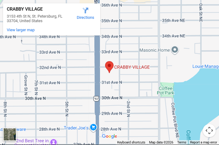 Location, 3153 4th St N, St. Petersburg, FL 33704